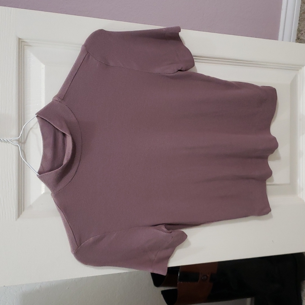 Aritzia Babaton Contour Mockneck Shortsleeve